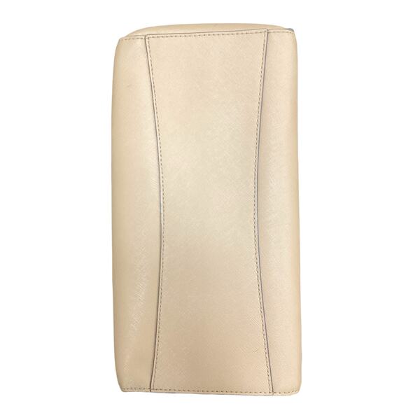 Tory Burch Purse Women’s One Size Robinson Saffiano Leather Medium Tote Caramel - Picture 8 of 10